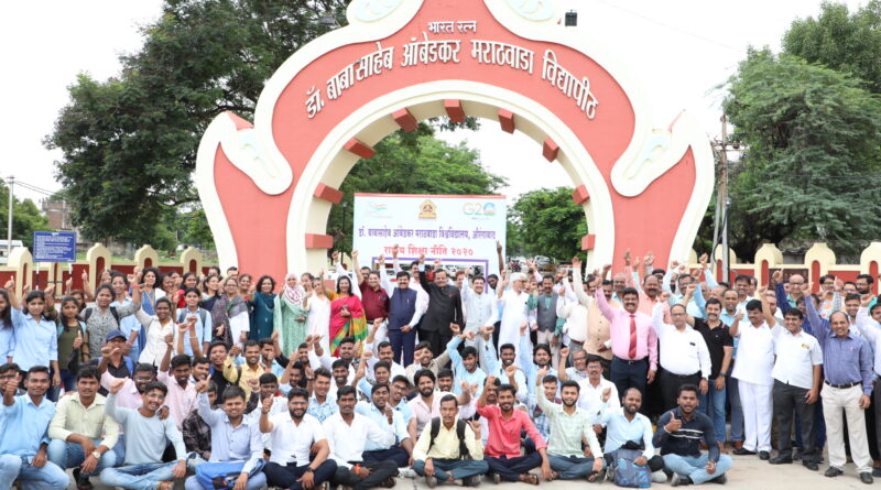 Rally organized for 'National Education Policy-2020' from University Gate