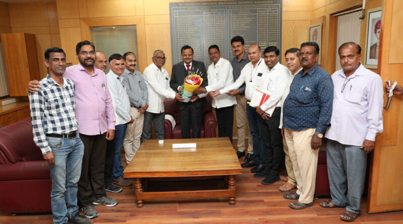 On behalf of the staff union, vc Dr. Yevle's felicitation