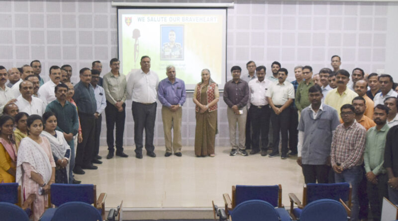 Tribute to Martyr Anshuman Singh at Maharashtra University of Health Sciences