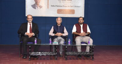 'India-Pakistan: Reconciliation Born?', at the Gokhale Institute of Political Science and Economics. Symposium concluded