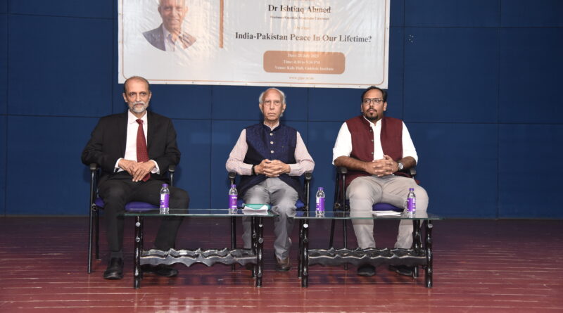 'India-Pakistan: Reconciliation Born?', at the Gokhale Institute of Political Science and Economics. Symposium concluded