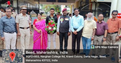 Mrs. K.S.K. College celebreted Kargil Victory Day and felicitated