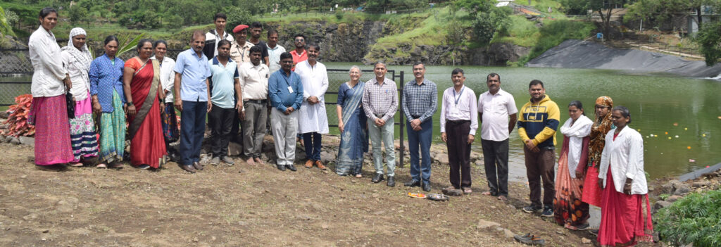 Jal Pujan of the lake in Maharashtra University of Health Sciences by hands of VC Kanitkar 