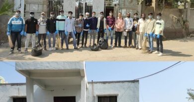 Cleanliness campaign at Kamkheda by National Service Scheme of Millia College