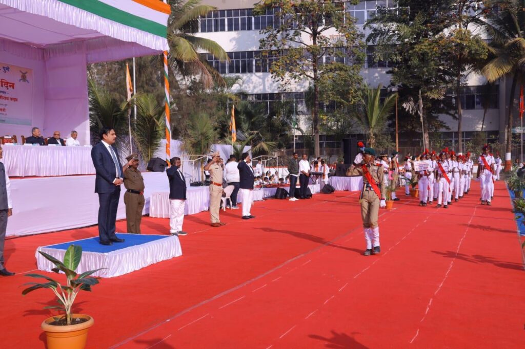 Republic Day celebrated with enthusiasm in Bharti University