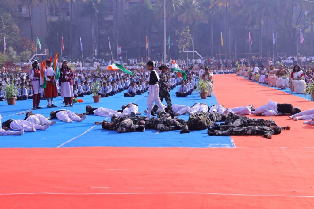 Republic Day celebrated with enthusiasm in Bharti University