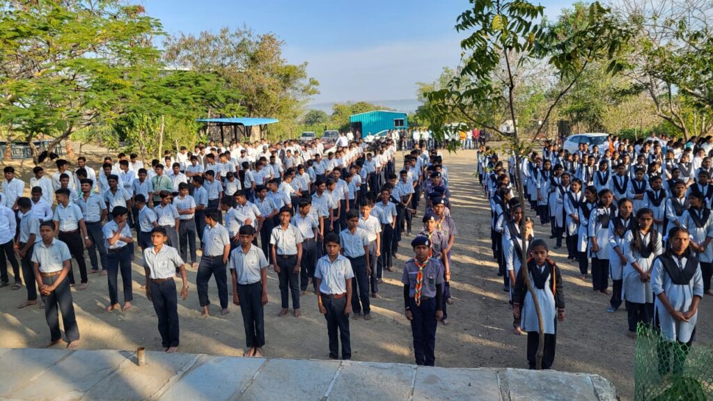 Republic Day was celebrated with enthusiasm in Rajmata Jijau Senior College