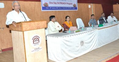 Lecture on 'Science and Spirituality: A Synthesis of Human Progress' held at North Maharashtra University