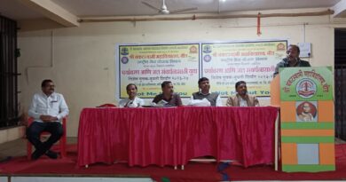 Youths get direction in life through National Service Scheme Camp - Dr Ashok Mate