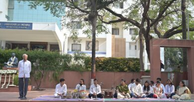 Dignitaries paid tribute to the memory of Mahatma Gandhi at MGM University