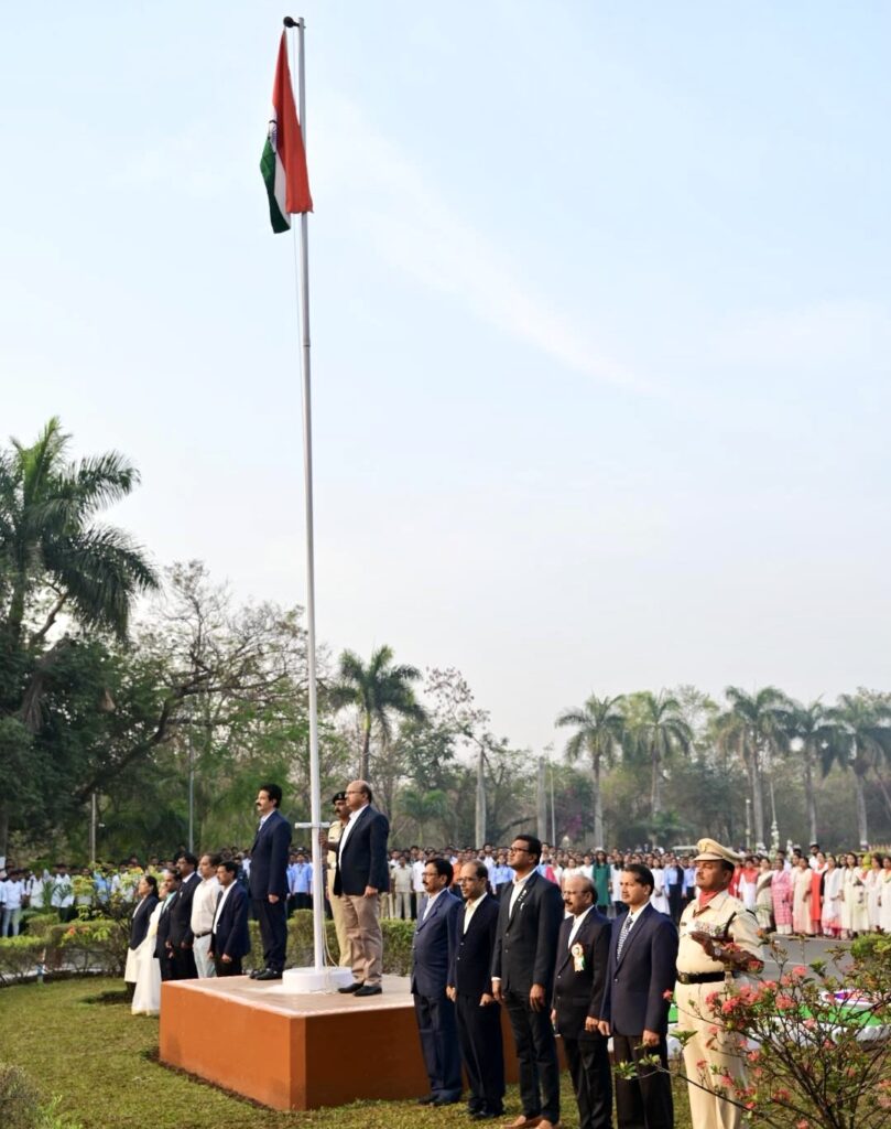 India's 75th Republic Day celebrated with enthusiasm at Shivaji University