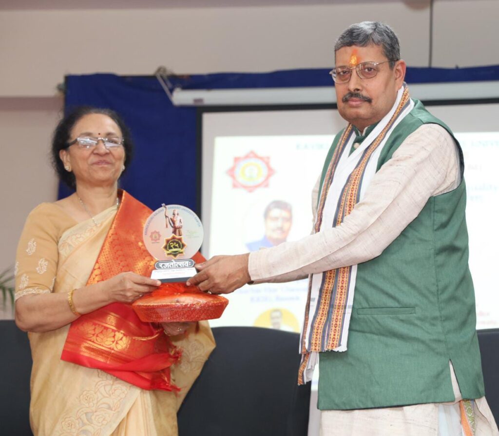 A workshop on equality between men and women was held by the Women's Club in Kavikulguru Kalidas Sanskrit University