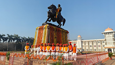 ShivJayanti was celebrated with enthusiasm in Shivaji University