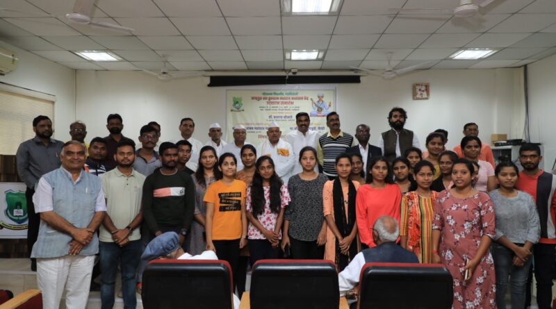 Inauguration of Jagadguru Sant Tukaram Maharaj Adhyasan Center in Gondwana University