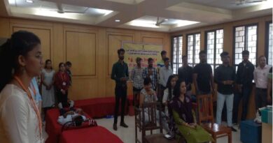 Martyr's Day Blood Donation Camp through M. B. A. Unit Shivaji University