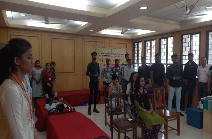 Martyr's Day Blood Donation Camp through M. B. A. Unit Shivaji University