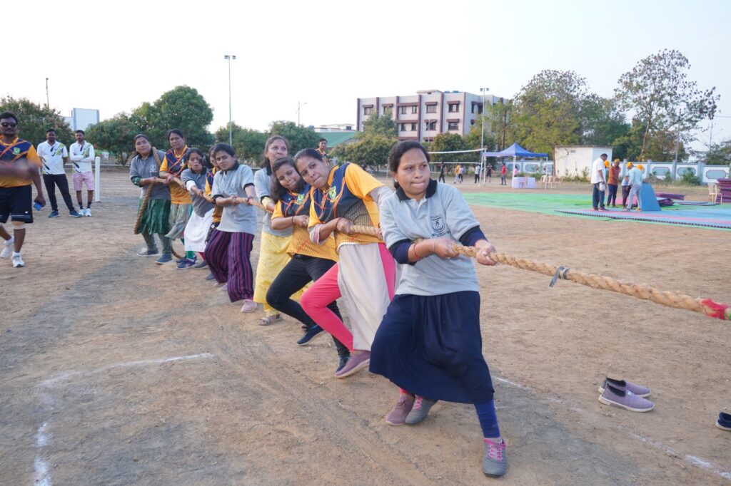 Grand opening of the three-day Amrit Sports and Art Festival at Gondwana University