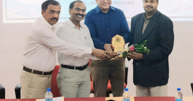 "Lifetime Achievement Award" to Prof. Dr. G. A. Usmani of Uttar Maharashtra University.