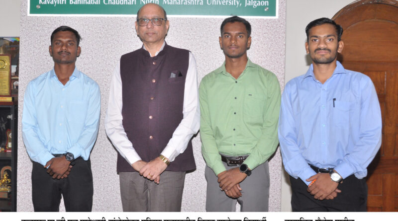 Selection of three students of Polymer Chemistry in Campus Interview at North Maharashtra University