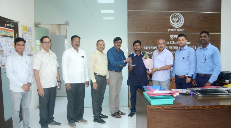 Appreciation of Yashwantrao Chavan Maharashtra Open University for his sincere efforts