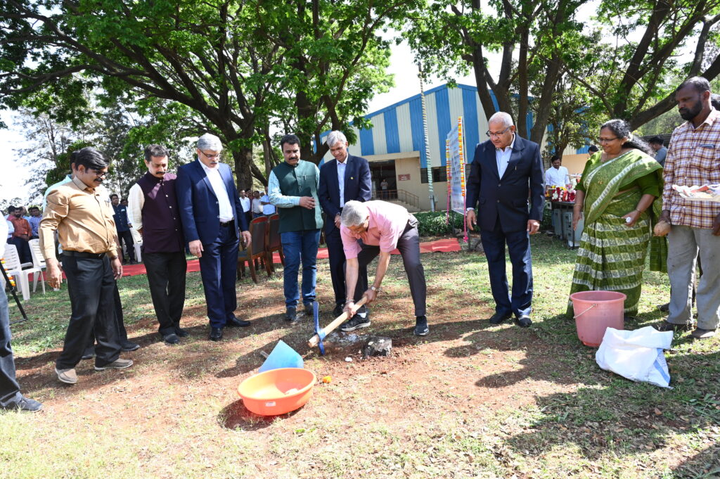 bhumipujan ceremony of Prof Ram Takwale Memorial Park at ycmou