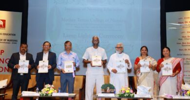 Students of Mahatma Gandhi Mission College of Nursing took oath of patient care