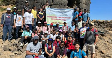 trekking Ratangad Fort by students of MGM University