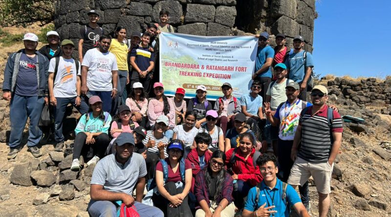 trekking Ratangad Fort by students of MGM University