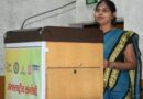 Chandrakala Shahu, a research student of Hindi University, presented her thesis in JNU