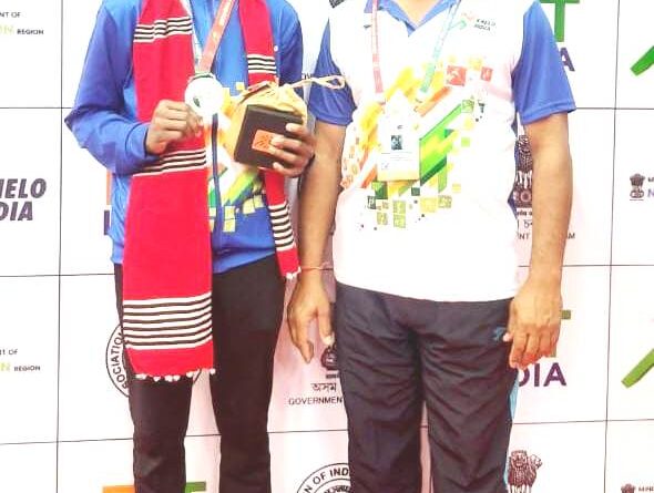 Silver Medal to Poonam Kaithwas of Amravati University in Khelo India Tournament