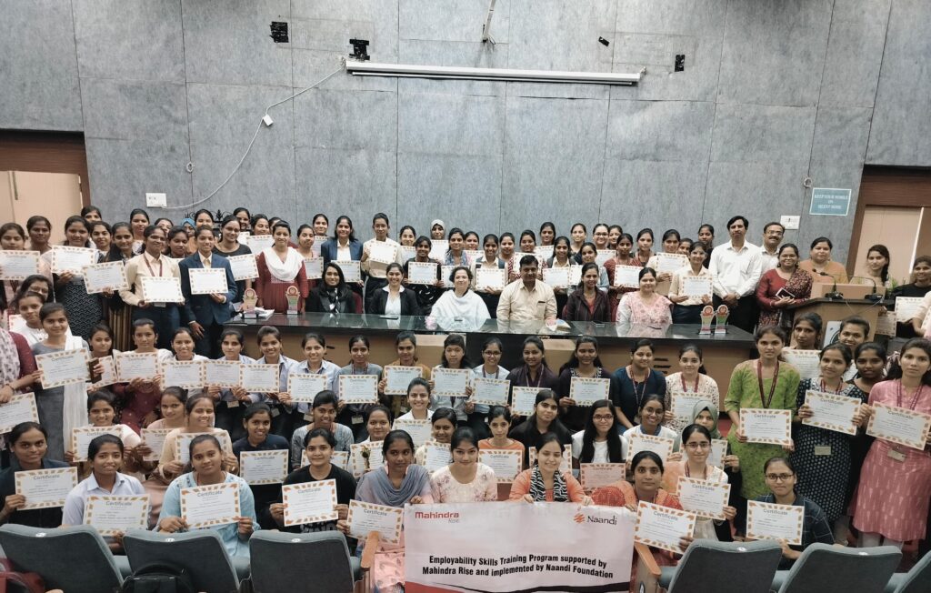 266 final year girls of Solapur University received placement training