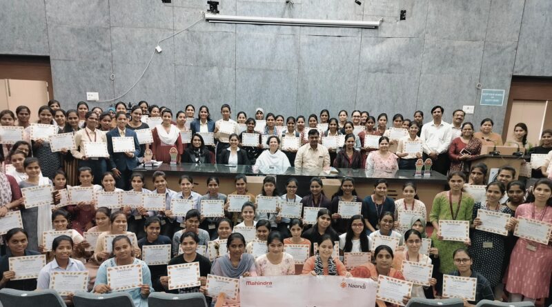 266 final year girls of Solapur University received placement training