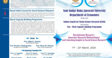A joint initiative organized by the Department of Economics, Amravati University and the Indian Council of Social Science Research