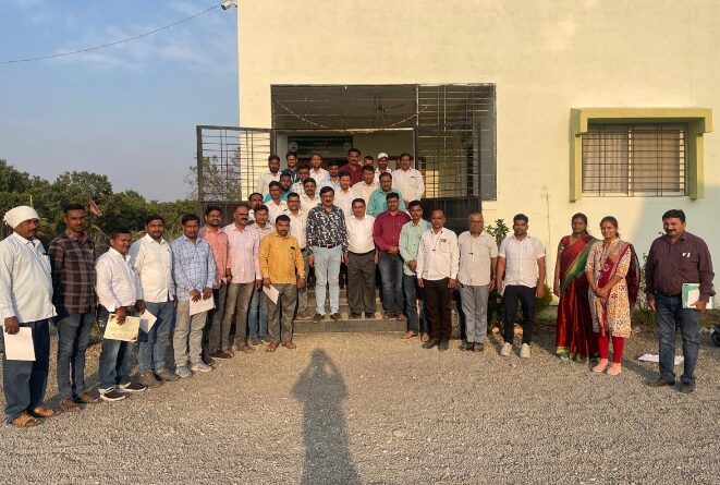 A one-day training program on pilot project of crop diversification was concluded at Mahatma Phule Agricultural University