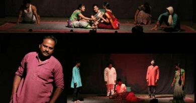 On the occasion of the anniversary of 'Baimanoos' at MGM University, a drama experiment 'Gaavkatha' was organized