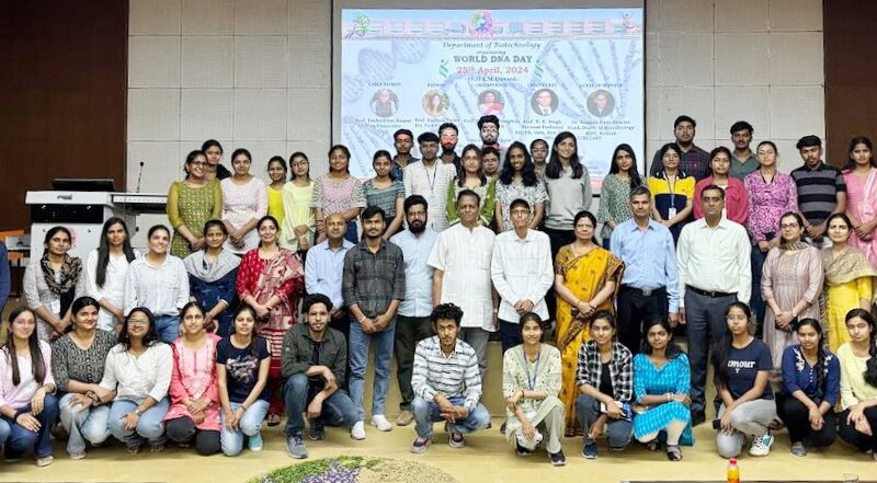 Program organized on the occasion of DNA Day in Central University of Haryana