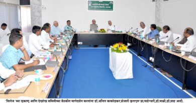 Meeting of steering and control committee to review CADP was concluded in North Maharashtra University