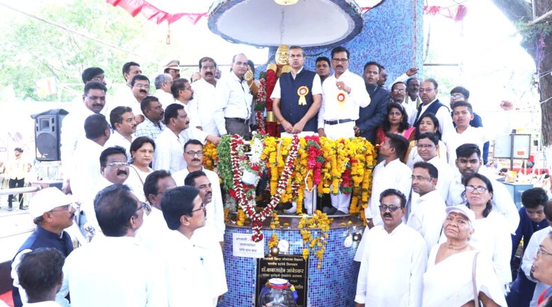Dr. Babasaheb Ambedkar Jayanti was celebrated with enthusiasm at Sant Gadge Baba Amravati University