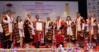 The 15th graduation ceremony of Dr DY Patil University concluded with enthusiasm