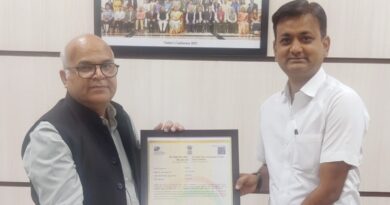 The invention of Dr. Suraj Arya, Assistant Professor of Haryana Central University, got a patent