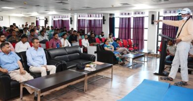 A program focused on health therapy was organized in the Central University of Haryana