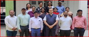 Vice-Chancellor Dr. Milind Barhate visited the MBA department of Amravati University