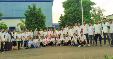 nutan college of pharmacy students study tour to pharmaceutical company