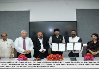 MoU between Hidayatullah National Law University and National Academy of Indirect Taxes and Customs