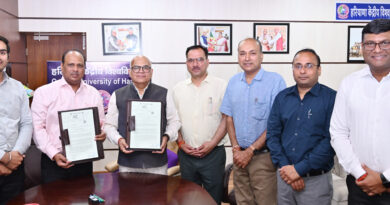 Haryana Central University and Haryana Knowledge Corporation Limited entered into an MoU