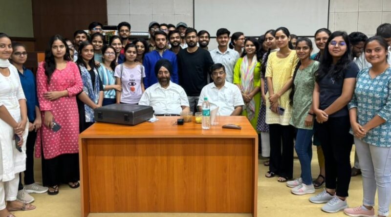 A three-day lecture series on stereochemistry was organized at the Central University of Haryana