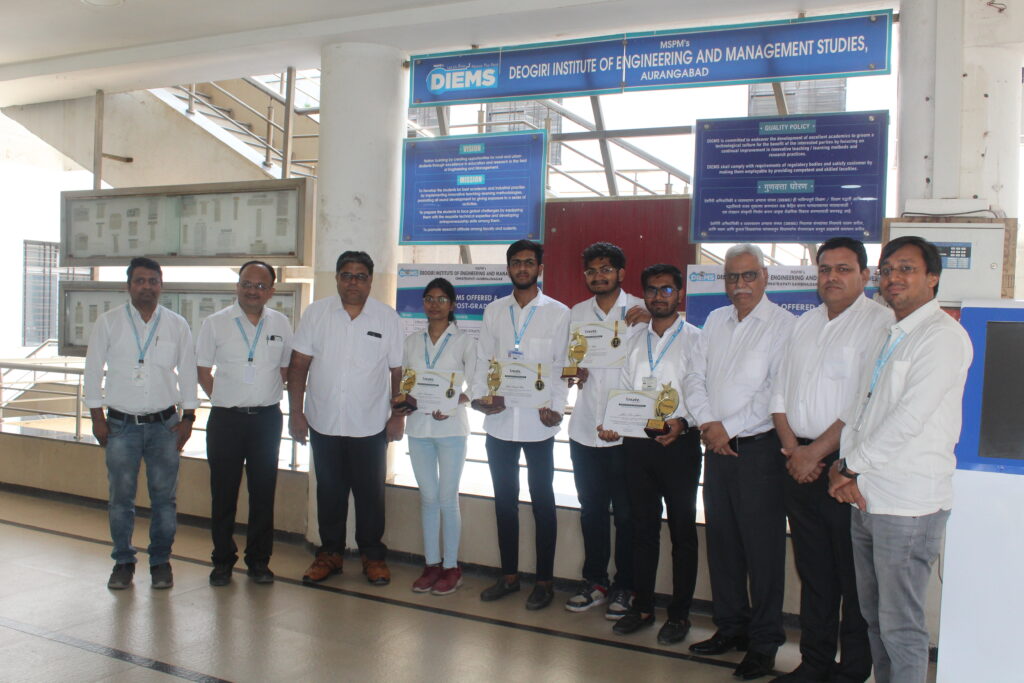 1st prize of Rs.50,000/- in "CREATE" competition to students of Devagiri Civil Engineering