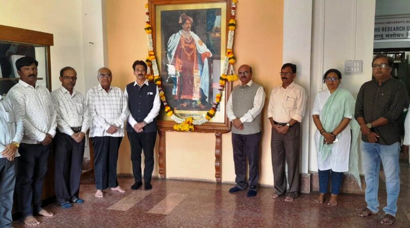 Salutations to Shahu Maharaj on Memorial Day at Shivaji University