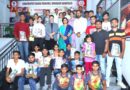 Honoring the players who excelled in the All India University Kho Kho Tournament at CSMSS