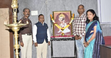 Mahatma Basaveshwar's birth anniversary was celebrated in Solapur University with various activities